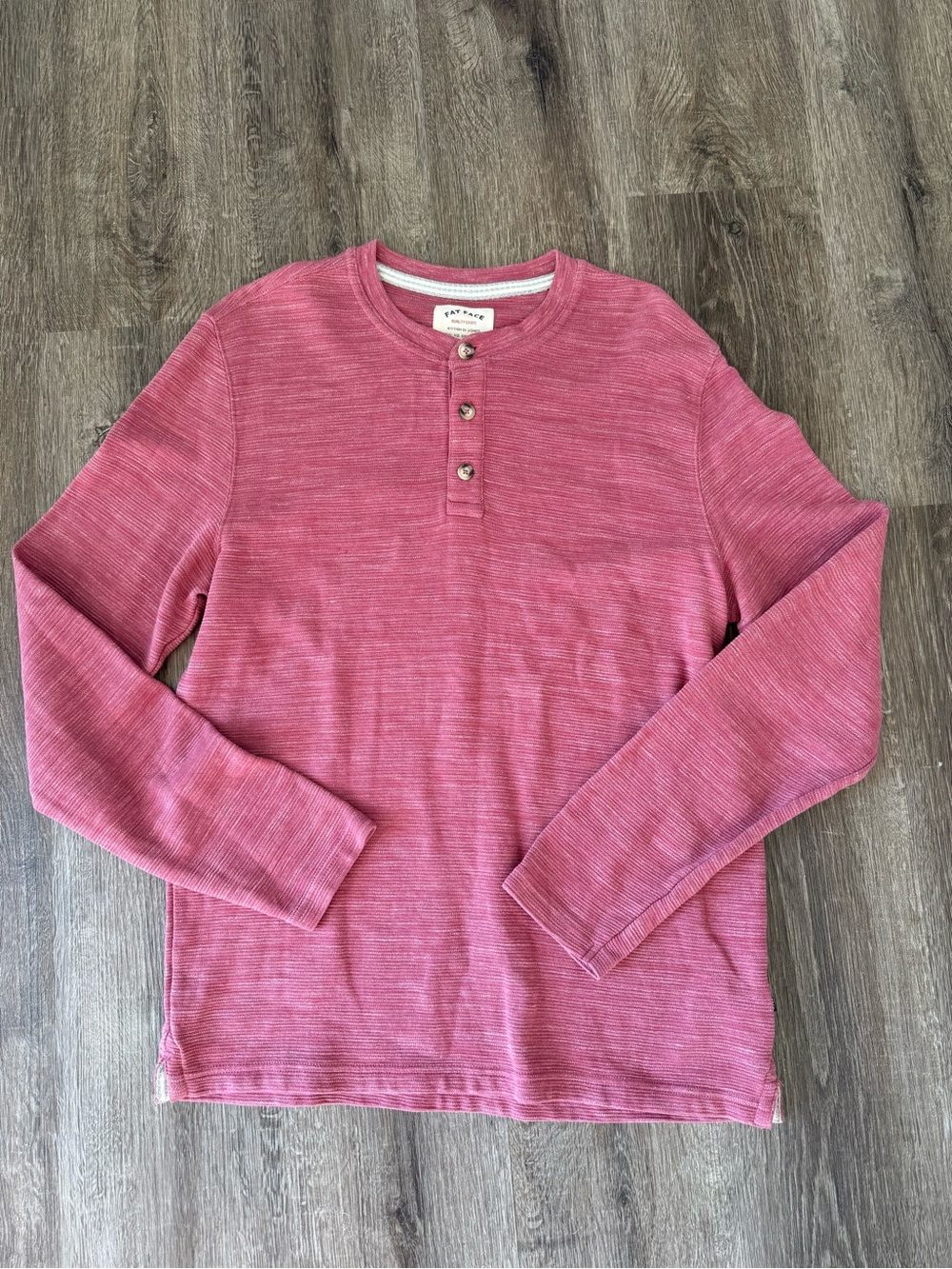 Fat Face Heavy Weight Henley Shirt